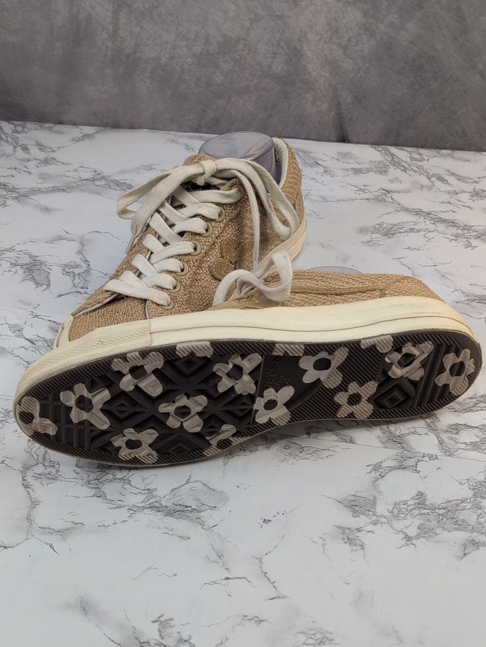 Golf Le Fleur x Converse One Star Ox Burlap Sneakers Sz11.5 Wo's